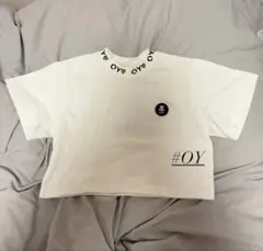OY ホワイトTシャツ ショート丈