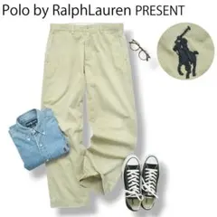 90sヴィンテージ Polo ラルフローレン チノパン 32 オフホワイト