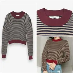 【jouetie】ジュエティ コンパクト ボーダーニット