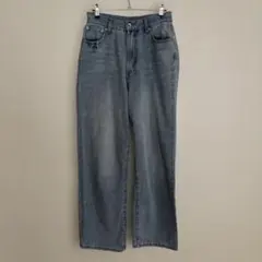 GRLレディース ストレートデニムパンツ ライトブルー Mサイズ