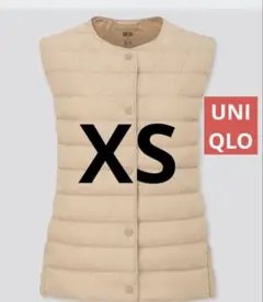 ユニクロ　ウルトラライトダウンコンパクトベスト　XS ライトベージュ