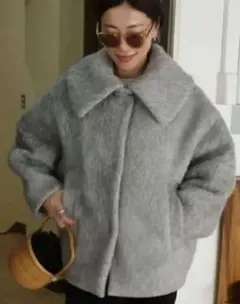 bow.a ボウエー　シャギーコート　新品未使用 2025年最新】bow.a コートの人気アイテム - メルカリ