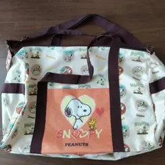 スヌーピー PEANUTS　超ドでかっ！BIGボストンバッグ　新品未使用