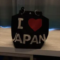 D.KELLY I LOVE JAPAN ニット　トートバッグ【ブラック】