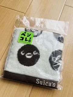 Suicaのペンギン ハンドタオル ペンコレ　ブラウン