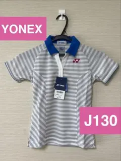 YONEX❤️新品 タグ付き Ｔシャツ 半袖 J130 グレー青 ボーダー