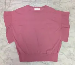 OPAQUE.CLIP オペークドットクリップ ニット トップス ピンク M