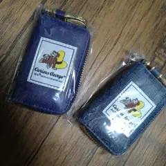 Curious George キーケース デニム