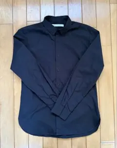 UNIQLO and LEMAIRE ブラック長袖シャツ
