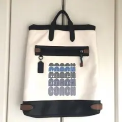 タグ付き　訳あり　コーチレザートートバッグ