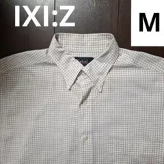 IXI:Z　ボタンダウン　長袖シャツ　Mサイズ　綿100%【即日発送・匿名配送】のサムネイル