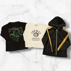 【男の子キッズ110まとめ売り】トレーナー 長袖Tシャツ フードパーカー 上着のサムネイル