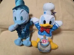 【まとめ売り】ドナルドダック ぬいぐるみバッチ２点セット