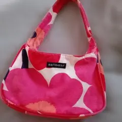 marimekko フラワーパターン ハンドバッグのサムネイル
