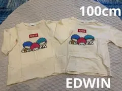 EDWIN リトルツインスターズ コラボ Tシャツ 2枚セットのサムネイル
