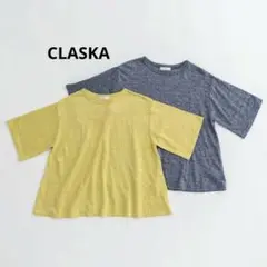 クラスカ リネン　Tシャツ ライムイエロー