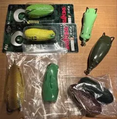 雷魚フロッグ 8個セット売り スミス ウィップラッシュファクトリー フィネスのサムネイル