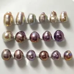 淡水エディソンバロックパール　17粒セット