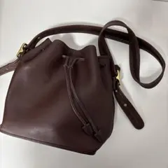 ヴィンテージ✨コーチ  ショルダーバッグ 黒 9952 USA製 COACH オールド コーチ 巾着 レザー ショルダーバッグ 黒☆9952