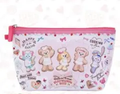 ダッフィー ポーチ　ハートウォーミングデイズ　クッキー　ハートウォーミング