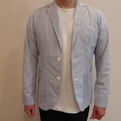 現行品 BEAMS F NEW EASY SONDRIO シアサッカージャケット - メルカリ