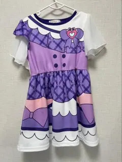 きみとアイドルプリキュア　キュアキュンキュン　半袖　ワンピース 110cm