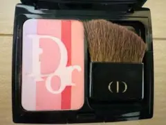 Dior パウダーチーク ピンク系 ブラシ付き