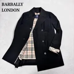 い*ご様 美品✨Burberry 春夏秋用 Pコート ノバチェック ライナー付