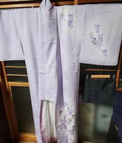 薄紫色 柄刺繍 訪問着