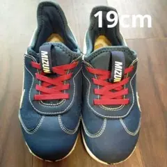 MIZUNO ネイビー/レッド スニーカー
