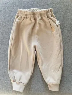 【新品未使用】ベージュ スウェットパンツ 厚め