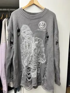 a good [bad] influence ダメージセーター XL グレー