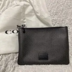 COACH ブラック クラッチバッグ