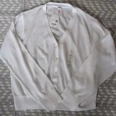 UNIQLO オフホワイト カーディガン L
