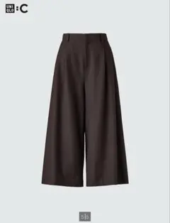 UNIQLO ダークブラウン キュロット S