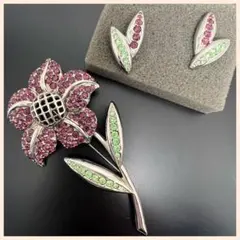 AVON ブローチ＆イヤリング 美品