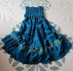 ターコイズ ロングスカート