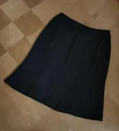 89 東京ソワール スカート ブラック ツイード ひざ丈 膝丈 卒業 入学