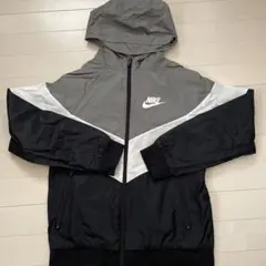 Nike フード付きジャケット グレー/ブラック