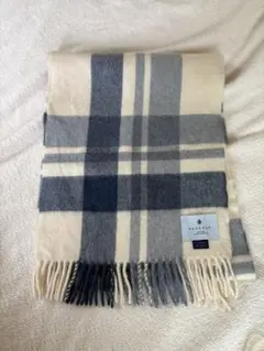 IENA BEGG＆CO ★ ストール チェック柄 ラムズウール アンゴラ IENA BEGG＆CO ☆ ストール チェック柄 ラムズウール アンゴラ 黒白
