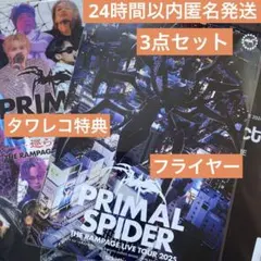 THE RAMPAGE タワレコ特典　フライヤー　3点セット　川村壱馬　吉野北人