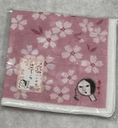よーじや あぶらオフ ガーゼハンカチ さくら ピンク