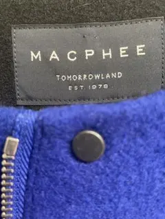MACPHEE TOMORROWLAND 青ロングコート