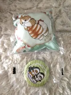 モフサンド　mofusand　くら寿司　クッションチャーム 缶バッジ セット