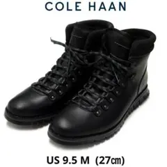 新品 コールハーン ゼログランド 防水 ハイカーブーツ 27cm ブラック 黒