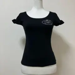 日本製　バーバリーブルーレーベル　黒　ブラック　カットソー　春　夏　大人　上品