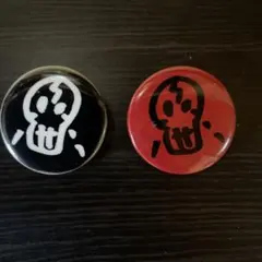 Hysteric Glamour スカルデザイン ピンバッジセット 黒 赤