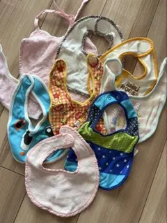 【BURBERRY・MIKI HOUSE含む】スタイ よだれかけ 9点セット