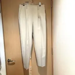 green label relaxing テーパードパンツ　ウェストリボン