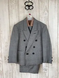 子供フォーマル　男の子　１１０サイズ　ブレザースーツ４点セット　グレー